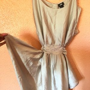 Elegant silver dress